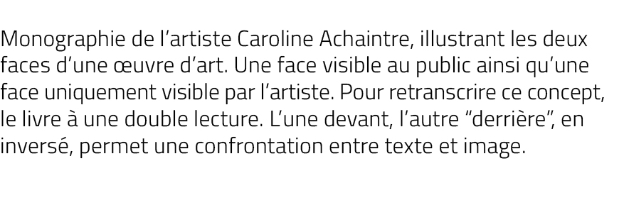 Text for Caroline Achaintre monograph.
